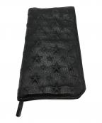 JIMMY CHOOジミーチュウ）の古着「スターエンボスレザーウォレット」｜ブラック