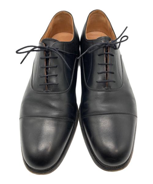 SCOTCH GRAIN（スコッチグレイン）SCOTCH GRAIN (スコッチグレイン) ストレートチップレザーシューズ ブラック サイズ:27cmの古着・服飾アイテム
