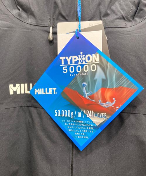 MILLET（ミレー）MILLET (ミレー) TYPHON 50000 ST JKT/アウトドア防水透湿ジャケット ブラック サイズ:Ｓ 未使用品の古着・服飾アイテム