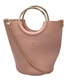 SAMO ONDOH（セイモオンド）の古着「チェーン2WAYバッグ」｜ピンク