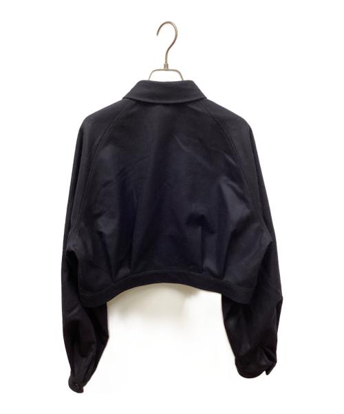 THE RERACS（ザ リラクス）THE RERACS (ザ リラクス) CPO Super Short Blouse Shirt/CPOスーパーショートブラウスシャツ ネイビー サイズ:38の古着・服飾アイテム