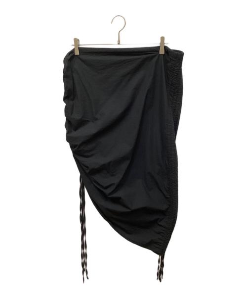 BASERANGE（ベースレンジ）BASERANGE (ベースレンジ) PICTORIAL STRAP SKIRT/Pictorial ストラップ スカート ブラック サイズ:Sの古着・服飾アイテム