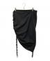 BASERANGE (ベースレンジ) PICTORIAL STRAP SKIRT/Pictorial ストラップ スカート ブラック サイズ:S：7000円