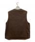 CarHartt (カーハート) ダック ワークベスト ブラウン サイズ:L：6000円
