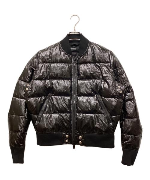 DIESEL（ディーゼル）DIESEL (ディーゼル) 中綿ジャケット ブラック サイズ:XSの古着・服飾アイテム