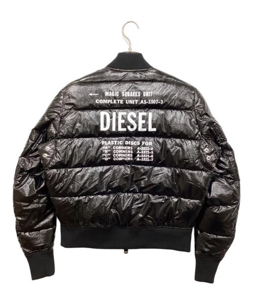 DIESEL（ディーゼル）DIESEL (ディーゼル) 中綿ジャケット ブラック サイズ:XSの古着・服飾アイテム
