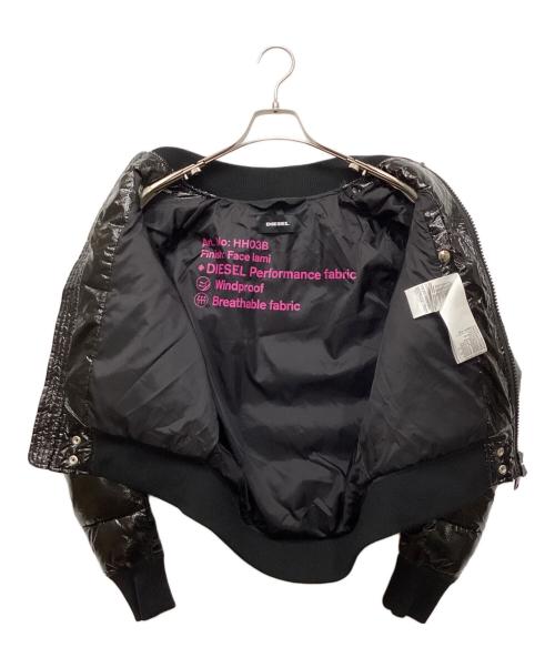 DIESEL（ディーゼル）DIESEL (ディーゼル) 中綿ジャケット ブラック サイズ:XSの古着・服飾アイテム