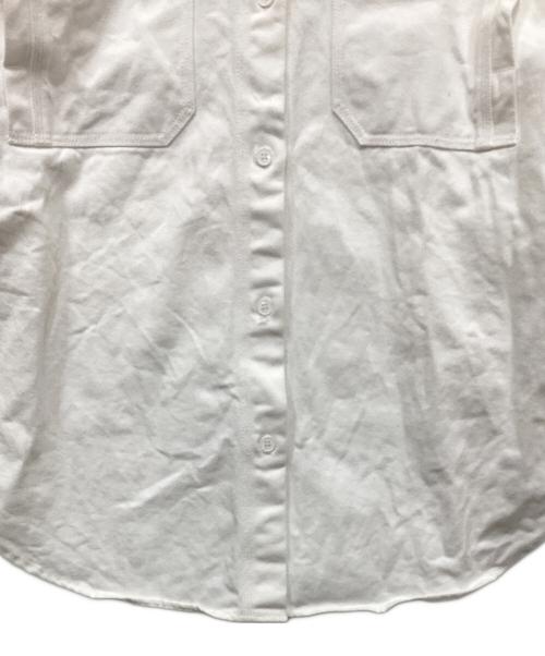 TODAYFUL（トゥデイフル）TODAYFUL (トゥデイフル) Cottontwill Over Shirts コットンツイルオーバーシャツ ホワイト サイズ:Freeの古着・服飾アイテム