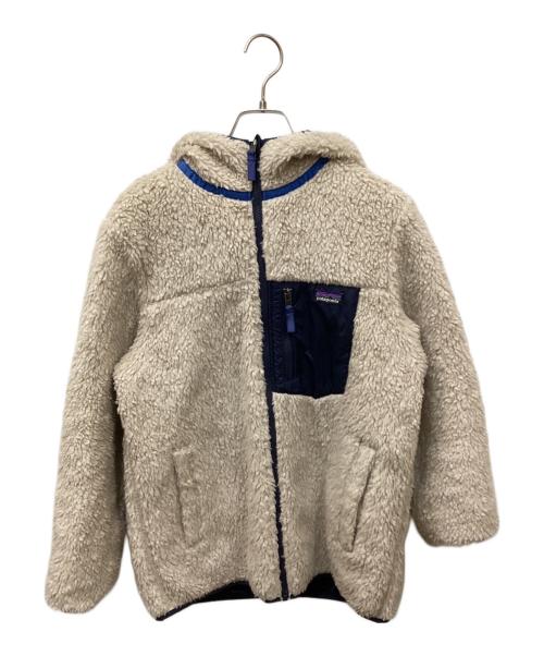 Patagonia（パタゴニア）Patagonia (パタゴニア) Boys Reversible Ready Freddy Hoody/ボーイズリバーシブル アイボリー×ネイビー サイズ:XXL(boysサイズ)の古着・服飾アイテム