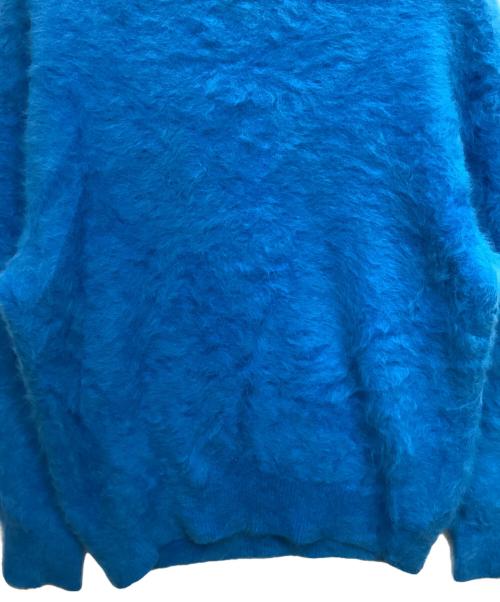 DRESSLAVE（ドレスレイブ）DRESSLAVE (ドレスレイブ) フォックスカシミヤクルーネックプルオーバー ブルー サイズ:38の古着・服飾アイテム