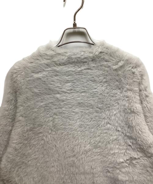 GALLARDA GALANTE（ガリャルダガランテ）GALLARDA GALANTE (ガリャルダガランテ) フェザーヤーンカーディガン ライトグレー サイズ:Freeの古着・服飾アイテム