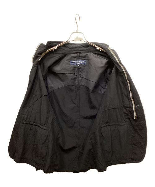 COMME des GARCONS HOMME（コムデギャルソン オム）COMME des GARCONS HOMME (コムデギャルソン オム) ジップアップ ボタン ワークジャケット ブラック サイズ:SSの古着・服飾アイテム