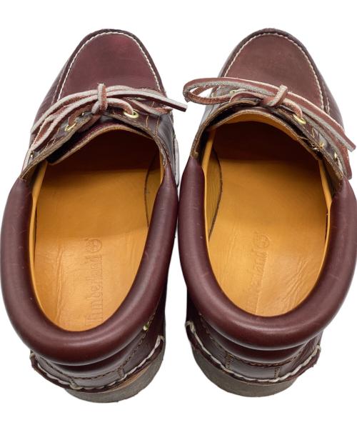 Timberland（ティンバーランド）Timberland (ティンバーランド) レザーシューズ レッド サイズ:28cmの古着・服飾アイテム