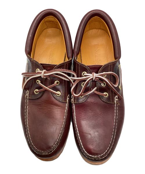 Timberland（ティンバーランド）Timberland (ティンバーランド) レザーシューズ レッド サイズ:28cmの古着・服飾アイテム