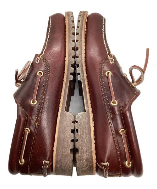 Timberland（ティンバーランド）Timberland (ティンバーランド) レザーシューズ レッド サイズ:28cmの古着・服飾アイテム