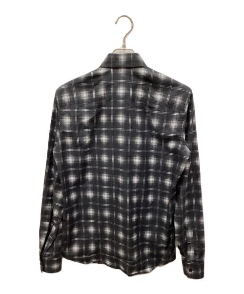GIVENCHY（ジバンシィ）GIVENCHY (ジバンシィ) チェックシャツ ブラック サイズ:37の古着・服飾アイテム