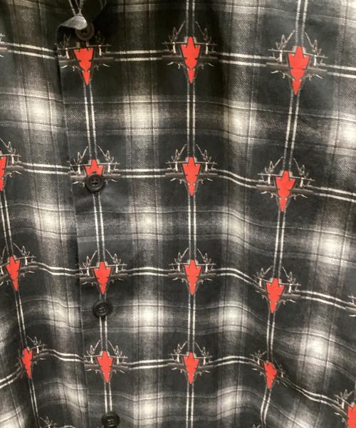 GIVENCHY（ジバンシィ）GIVENCHY (ジバンシィ) チェックシャツ ブラック サイズ:37の古着・服飾アイテム