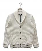 1PIU1UGUALE3 RELAXウノピゥウノウグァーレトレ リラックス）の古着「ショールカラーカーディガン」｜ホワイト