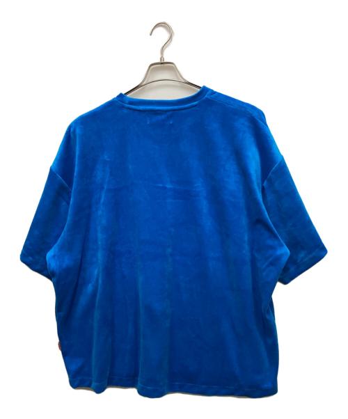 TIGHTBOOTH PRODUCTION（タイトブースプロダクション）TIGHTBOOTH PRODUCTION (タイトブースプロダクション) VELOUR T-SHIRT ブルー サイズ:XLの古着・服飾アイテム