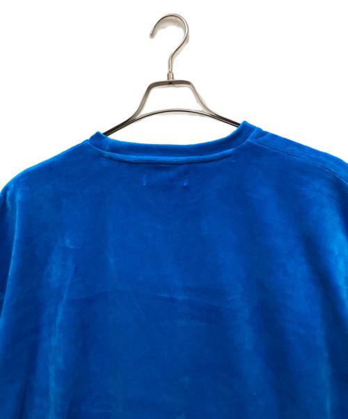 TIGHTBOOTH PRODUCTION（タイトブースプロダクション）TIGHTBOOTH PRODUCTION (タイトブースプロダクション) VELOUR T-SHIRT ブルー サイズ:XLの古着・服飾アイテム