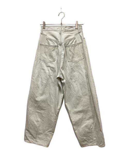 stein（シュタイン）stein (シュタイン) VINTAGE REPRODUCTION WIDE TUCK DENIM ホワイト サイズ:XSの古着・服飾アイテム