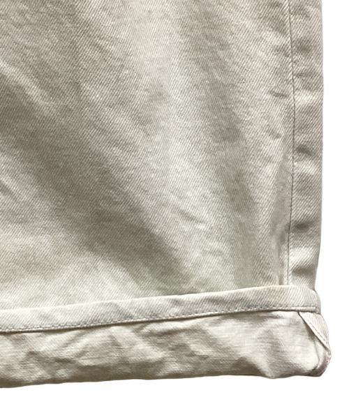 stein（シュタイン）stein (シュタイン) VINTAGE REPRODUCTION WIDE TUCK DENIM ホワイト サイズ:XSの古着・服飾アイテム