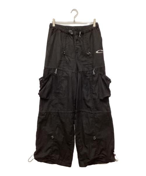 FLAGSTUFF CPG（フラッグスタッフ）FLAGSTUFF CPG (フラッグスタッフ) ピーチスキンアノマリーカーゴパンツ ブラック サイズ:Lの古着・服飾アイテム