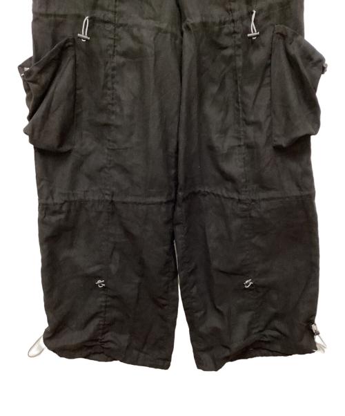 FLAGSTUFF CPG（フラッグスタッフ）FLAGSTUFF CPG (フラッグスタッフ) ピーチスキンアノマリーカーゴパンツ ブラック サイズ:Lの古着・服飾アイテム