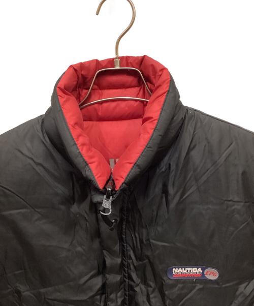 NAUTICA（ノーティカ）NAUTICA (ノーティカ) リバーシブルダウンベスト レッド サイズ:Lの古着・服飾アイテム