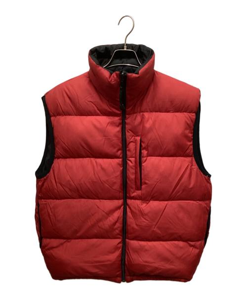 NAUTICA（ノーティカ）NAUTICA (ノーティカ) リバーシブルダウンベスト レッド サイズ:Lの古着・服飾アイテム