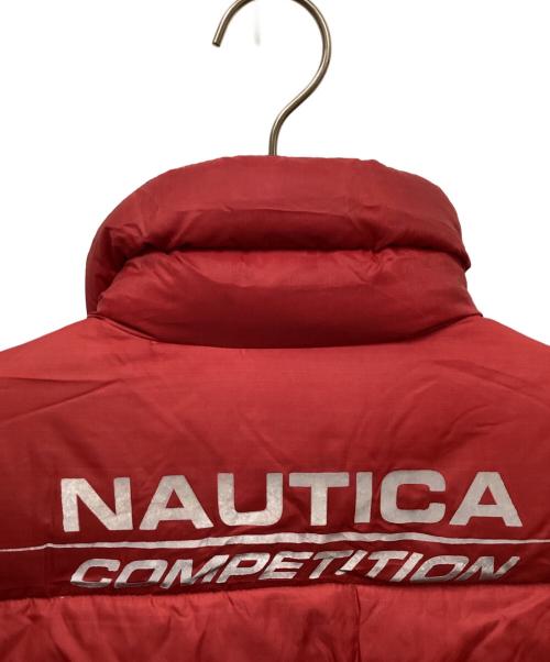 NAUTICA（ノーティカ）NAUTICA (ノーティカ) リバーシブルダウンベスト レッド サイズ:Lの古着・服飾アイテム
