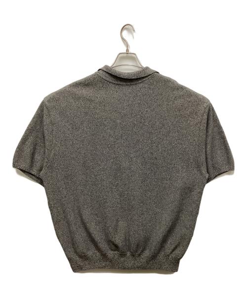 crepuscule（クレプスキュール）crepuscule (クレプスキュール) Light Moss Stitch Polo/ライトモスステッチポロ ネイビー サイズ:3の古着・服飾アイテム