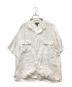 NIGEL CABOURN（ナイジェルケーボン）の古着「OPEN COLLAR SHIRT LINEN TWILL/リネンツイルオープンカラーシャツ」｜ホワイト