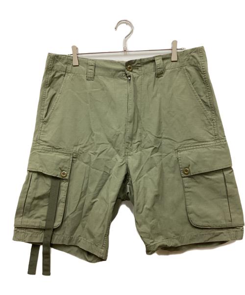 NIGEL CABOURN（ナイジェルケーボン）NIGEL CABOURN (ナイジェルケーボン) BRITISH ARMY SHORT VINTAGE TWILL/ショートカーゴパンツ グリーン サイズ:36の古着・服飾アイテム