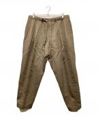 LOOPEルーペ）の古着「タックイージーパンツ」｜ベージュ