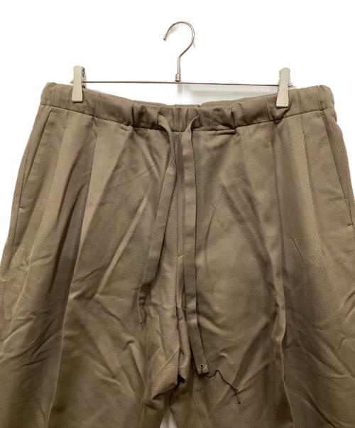 LOOPE（ルーペ）LOOPE (ルーペ) タックイージーパンツ ベージュ サイズ:55の古着・服飾アイテム