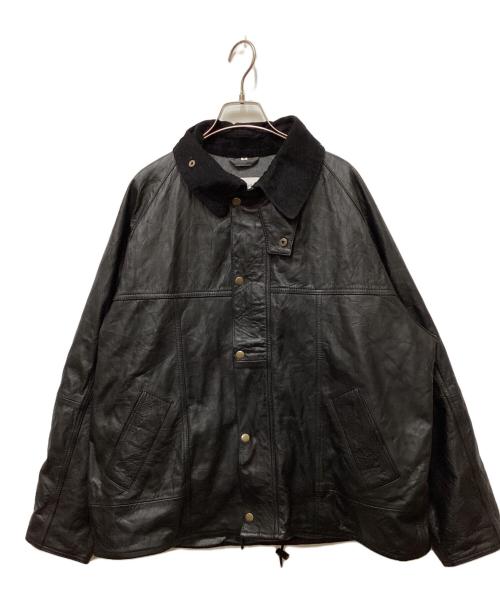 yoused（ユーズド）yoused (ユーズド) Leather Drivers Jacket/レザードライバーズジャケット ブラック サイズ:2の古着・服飾アイテム