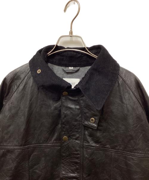yoused（ユーズド）yoused (ユーズド) Leather Drivers Jacket/レザードライバーズジャケット ブラック サイズ:2の古着・服飾アイテム