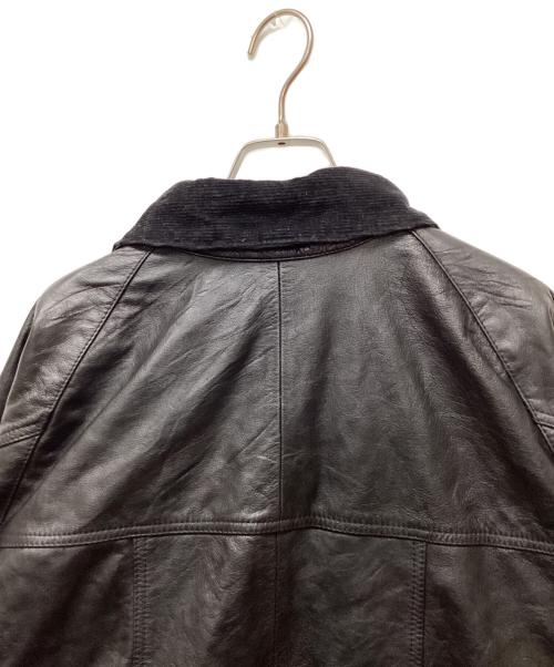 yoused（ユーズド）yoused (ユーズド) Leather Drivers Jacket/レザードライバーズジャケット ブラック サイズ:2の古着・服飾アイテム