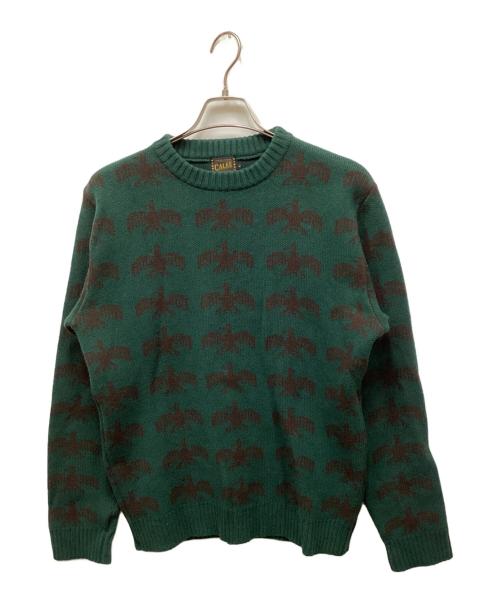 CALEE（キャリー）CALEE (キャリー) ニット グリーン サイズ:Lの古着・服飾アイテム