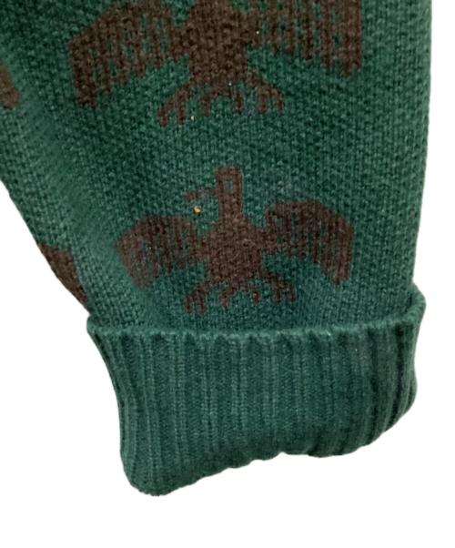 CALEE（キャリー）CALEE (キャリー) ニット グリーン サイズ:Lの古着・服飾アイテム