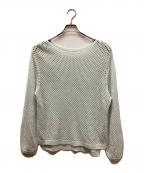 ARPEGE STORYアルページュストーリー）の古着「メッシュニット」｜ブルー