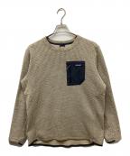 Patagoniaパタゴニア）の古着「R1エア・クルー」｜アイボリー