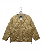 BAYFLOW×TAIONベイフロー×タイオン）の古着「Vネックキルティングジャケット」｜ベージュ