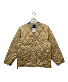 BAYFLOW×TAION（ベイフロー×タイオン）の古着「Vネックキルティングジャケット」｜ベージュ