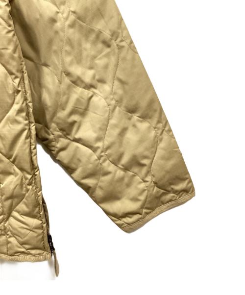 BAYFLOW（ベイフロー）BAYFLOW (ベイフロー) TAION (タイオン) Vネックキルティングジャケット ベージュ サイズ:Lの古着・服飾アイテム