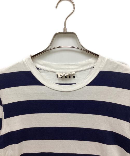 MARNI（マルニ）MARNI (マルニ) ボーダーカットソー ネイビー サイズ:44の古着・服飾アイテム