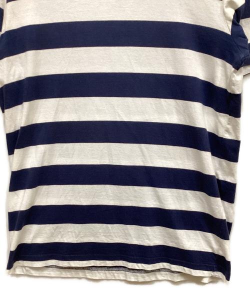 MARNI（マルニ）MARNI (マルニ) ボーダーカットソー ネイビー サイズ:44の古着・服飾アイテム