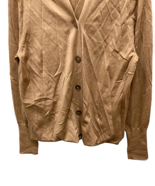 ESTNATION（エストネーション）ESTNATION (エストネーション) レイヤードカーディガン ベージュ サイズ:Freeの古着・服飾アイテム