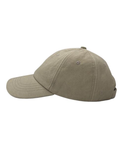 BOTTEGA VENETA（ボッテガベネタ）BOTTEGA VENETA (ボッテガベネタ) LEATHER BASEBALL CAP/レザーベースボールキャップ ベージュ サイズ:Mの古着・服飾アイテム